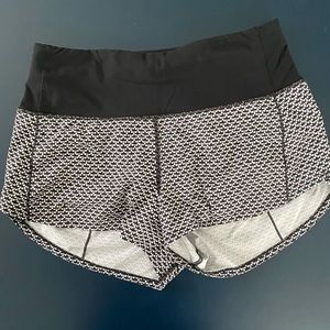 lululemon athletica speed up shorts hi rise size 6